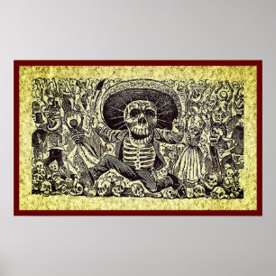 José Guadalupe Posada Art Skriv ut Poster