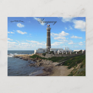 Jose Ignacio Lighthouse i Maldonado Uruguay Vykort
