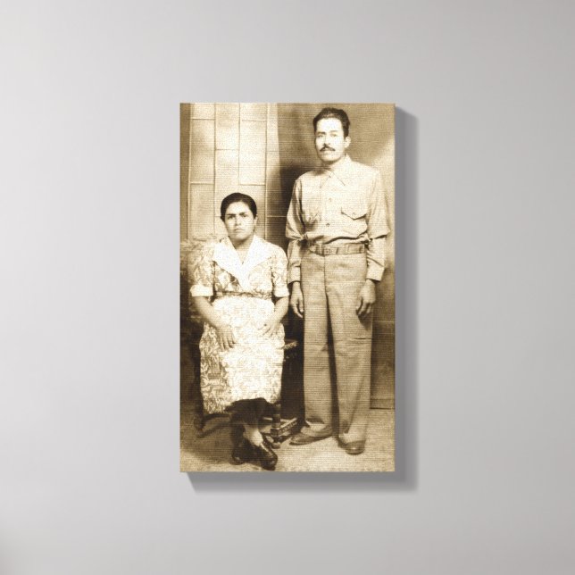 Jose & Maria Guerrero Canvastryck (Framsida)