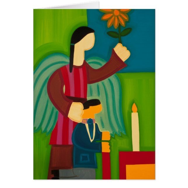 Jose Maria y su ängel 2009 Hälsningskort (Framsidan)