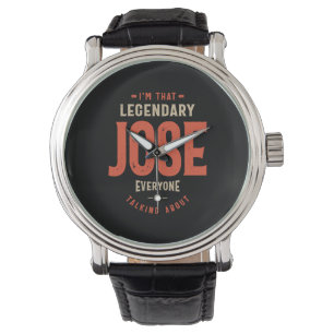 Jose Namn Funny Personlig Birthday Jose Armbandsur