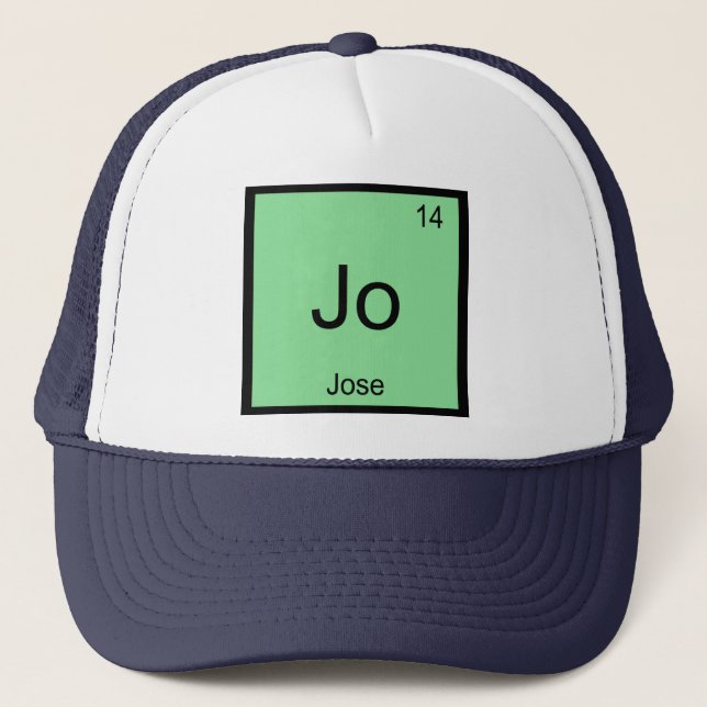 Jose  Namn Kemi Element Periodiska Systemet Keps (Framsida)