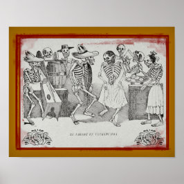 José Posada-El jarabe en ultratumba 14"x11" Skriv Poster
