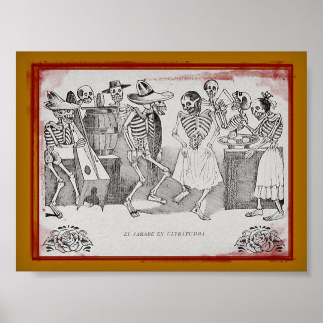 José Posada, El jarabe en ultratumba 7x5.30 Skriv  Poster (Framsidan)