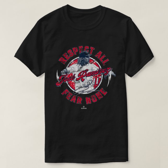 Jose Ramirez respekterar all fruktan ingen Enriqui T Shirt (Design framsida)