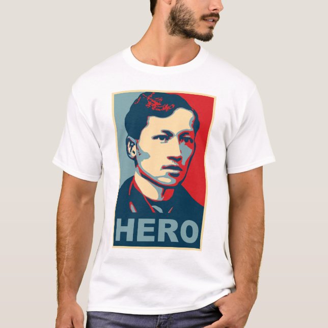 Jose Rizal hjälte Tee (Framsida)