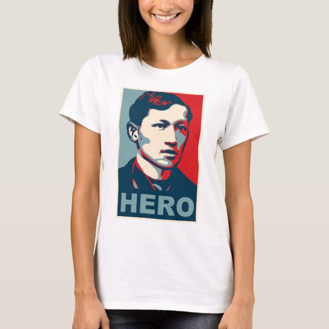 Jose Rizal hjälte Tee Shirt (Framsida)