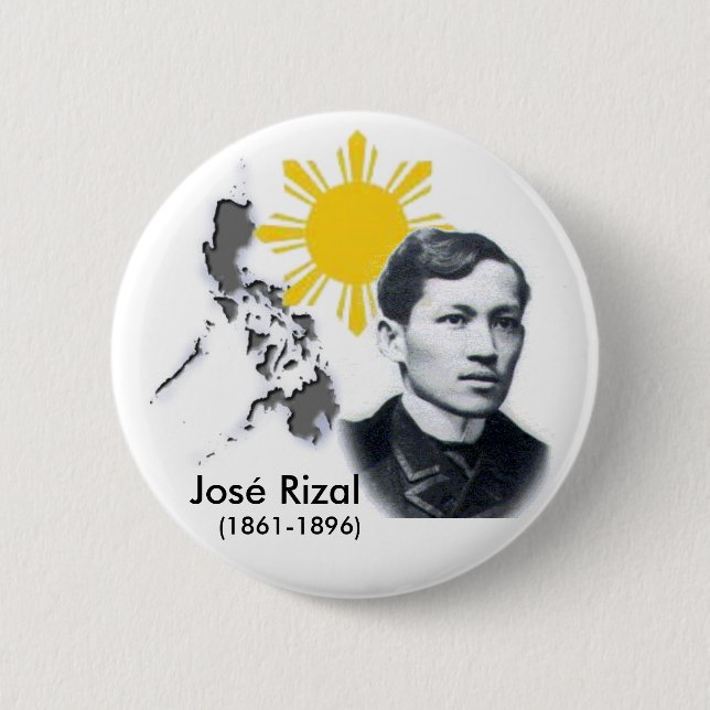 Jose Rizal knäppas Knapp (Framsida)