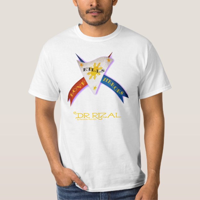 Jose Rizal Patriotic Sacricide Tee (Framsida)