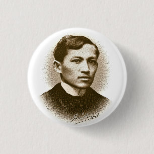 Jose Rizal (Sepiatrycket) Knapp