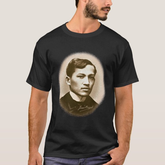 Jose Rizal (Sepiatrycket) Tee (Framsida)