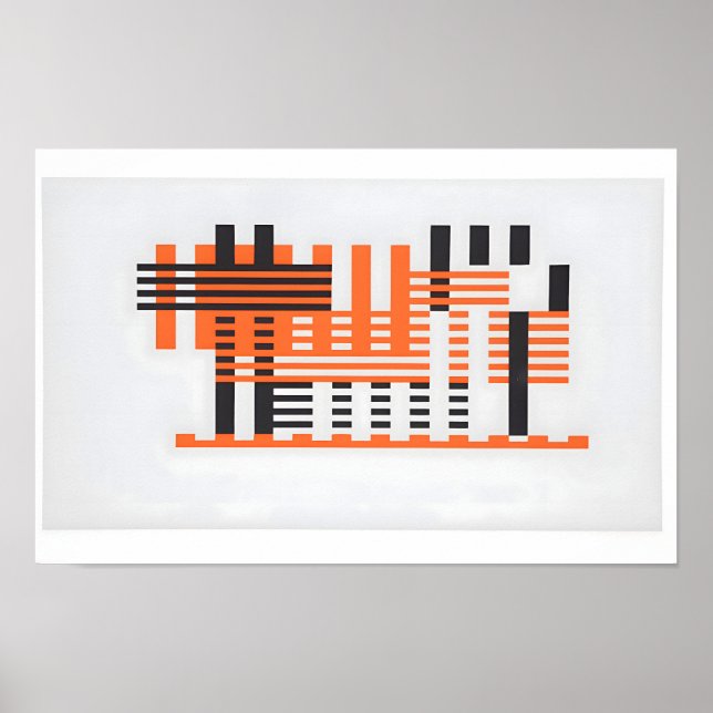 Josef Albers konst målning Poster (Framsidan)