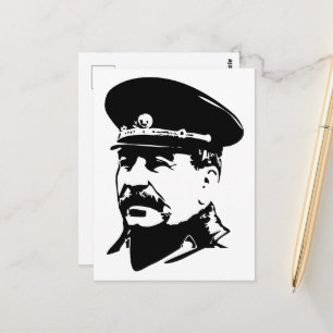 Josef Stalin, Sovjetunionen, CCCP, Sovjet, Kommuni Vykort