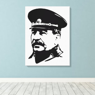 Josef Stalin, USSR, CCCP, Sovjetunionen, Kommunism Canvastryck