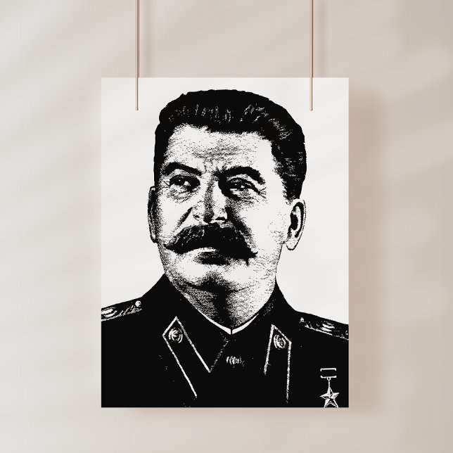 Josef Stalin, USSR, CCCP, Sovjetunionen, Kommunism Fototryck (Skapare uppladdad)