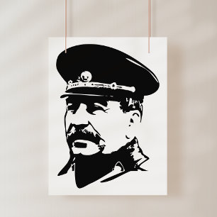 Josef Stalin, USSR, CCCP, Sovjetunionen, Kommunism Fototryck