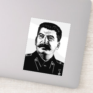 Josef Stalin, USSR, CCCP, Sovjetunionen, Kommunism Klistermärken