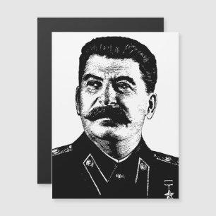 Josef Stalin, USSR, CCCP, Sovjetunionen, Kommunism Magnetisk Inbjudningskort
