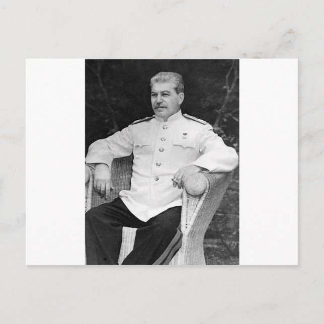 Josef Stalin Vykort (Framsida)