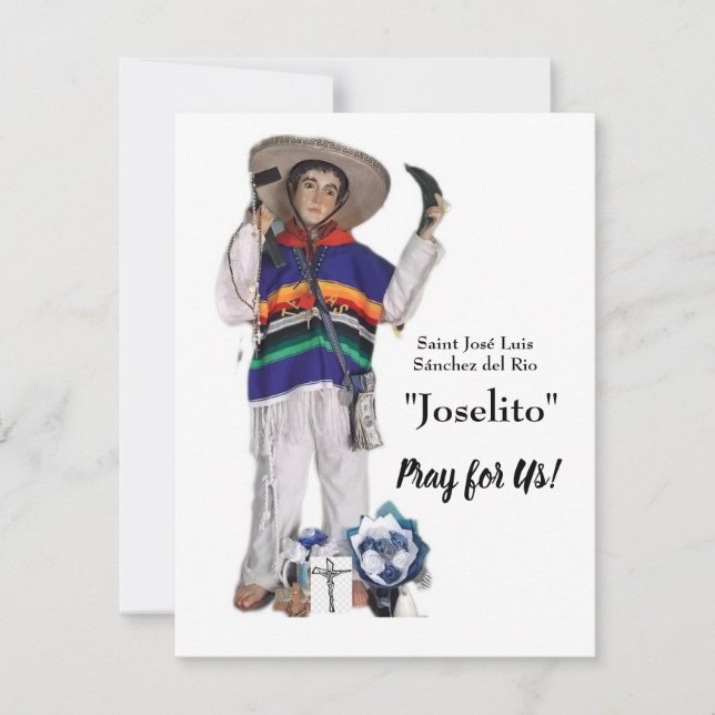 Joselito Sánchez del Río Kort (Framsida)