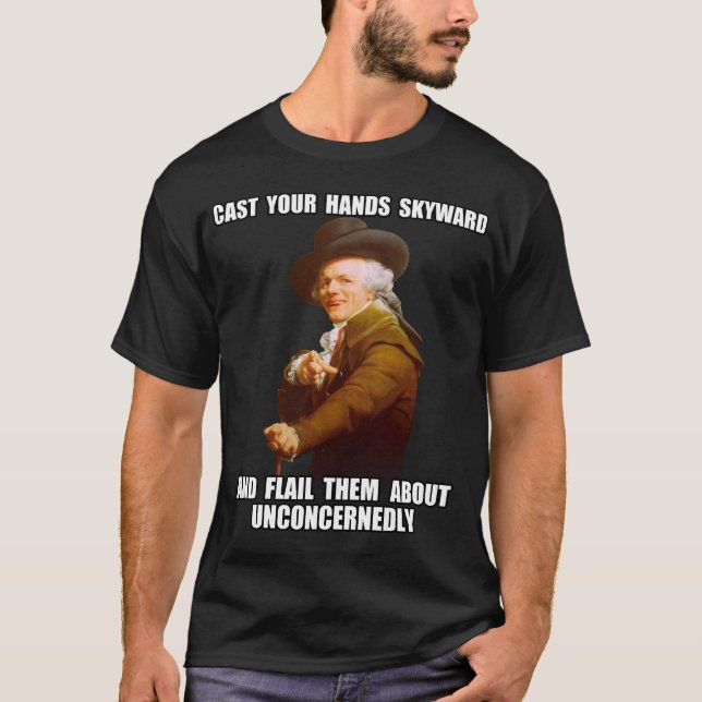 Josepf Ducreux rappar händer Skyward Tee (Framsida)