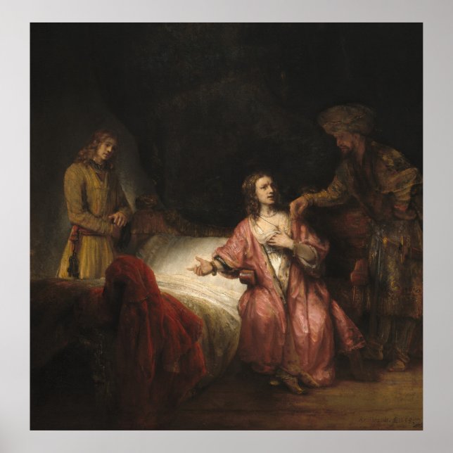 Joseph Accused - Rembrandt Fine Art Poster (Framsidan)