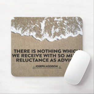 Joseph Addison Inspirational Quote ’Advice’ Musmatta
