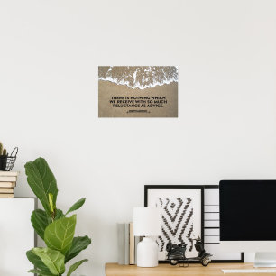 Joseph Addison Inspirational Quote ’Advice’ Poster