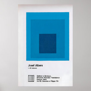 Joseph Albers Abstrakt Konst Utställning Affisch