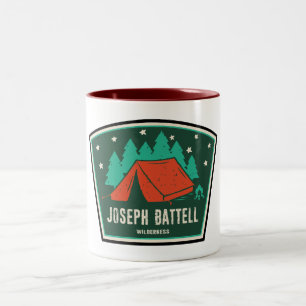 Joseph Battell Wilderness Vermont Camping Två-Tonad Mugg