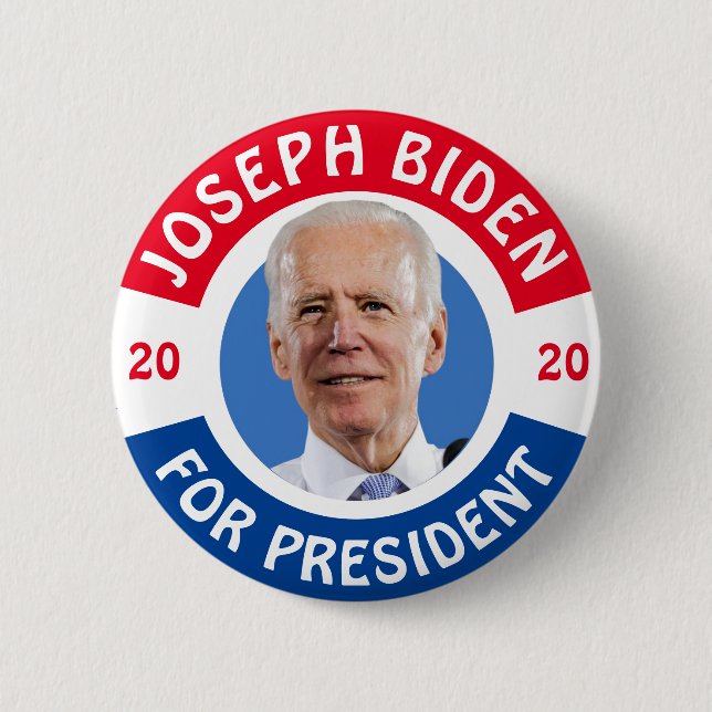 Joseph Biden för president 2020 Knapp (Framsida)