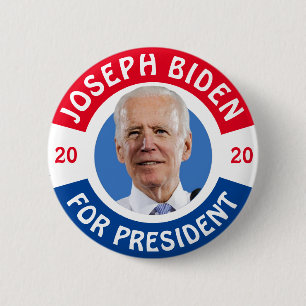 Joseph Biden för president 2020 Knapp