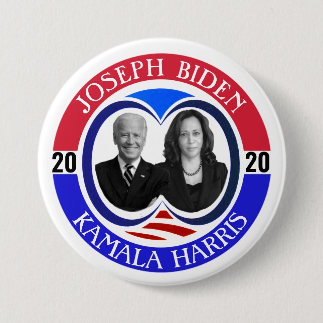 Joseph Biden & Kamala Harris 2020 Knapp (Framsida)