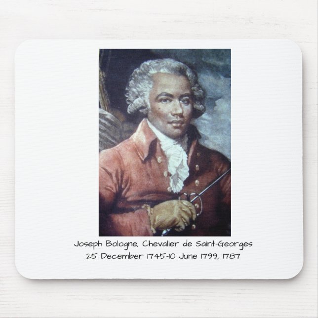 Joseph Bologne, Chevalier de Sanktt-Georges Musmatta (Framsidan)