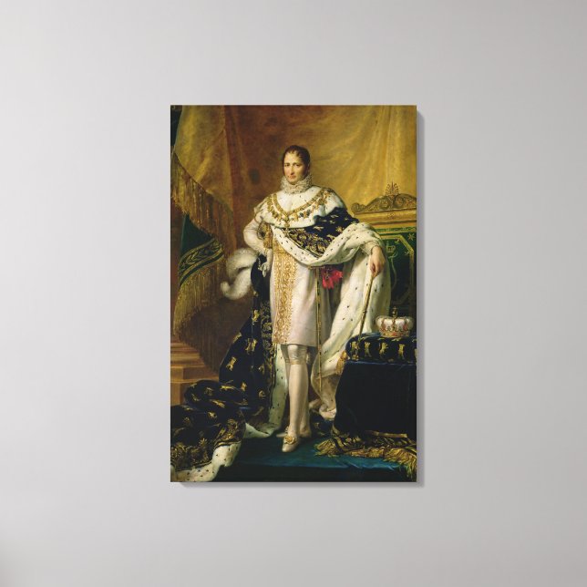 Joseph Bonaparte efter 1808 Canvastryck (Framsida)