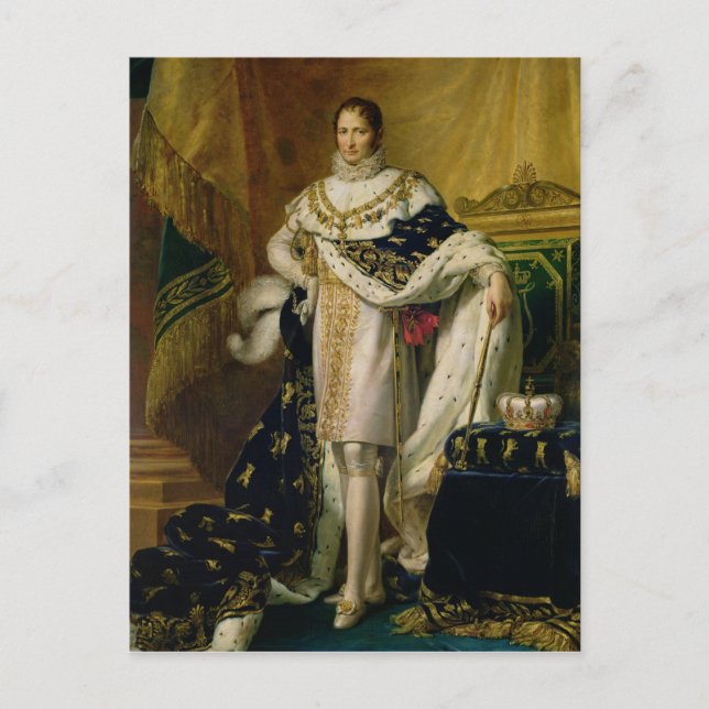 Joseph Bonaparte efter 1808 Vykort (Framsida)
