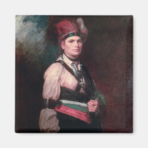 Joseph Brant, chef av mohawksna, 1742-1807 Magnet