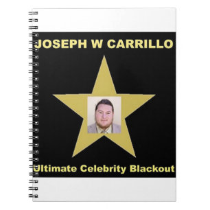 Joseph Carrillo - Ultimat Celebrity Blackout Anteckningsbok