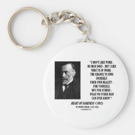 Joseph Conrad Work Chance Your Eown Reality Quote Nyckelring