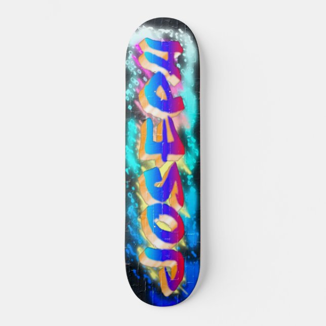 JOSEPH Customized Graffiti Skateboard (Framsida)