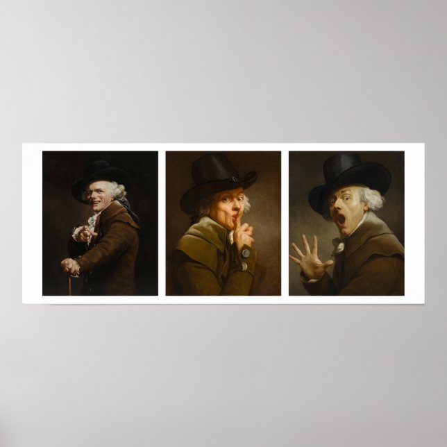 Joseph Ducreux Collage Poster (Framsidan)