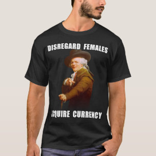 Joseph Ducreux får valuta T-shirt