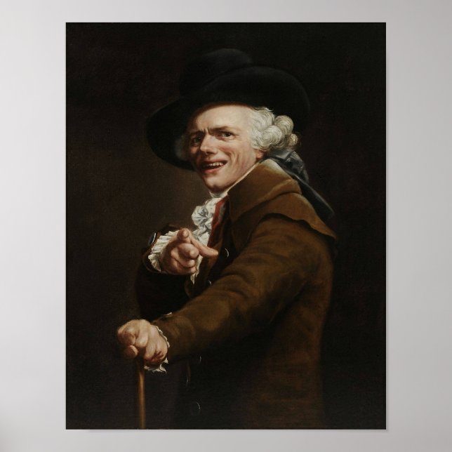 Joseph Ducreux - Guise of a Mocker Painting Poster (Framsidan)