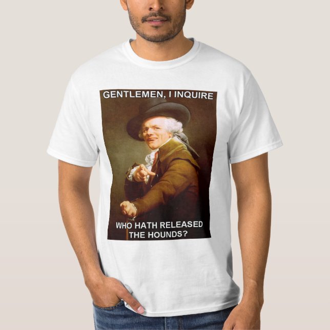 Joseph Ducreux memeskjorta Tee Shirt (Framsida)