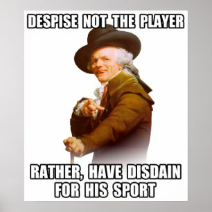 Joseph Ducreux spelareförakt Poster