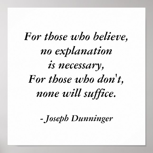 Joseph Dunninger Quote Poster av SRF (Framsidan)