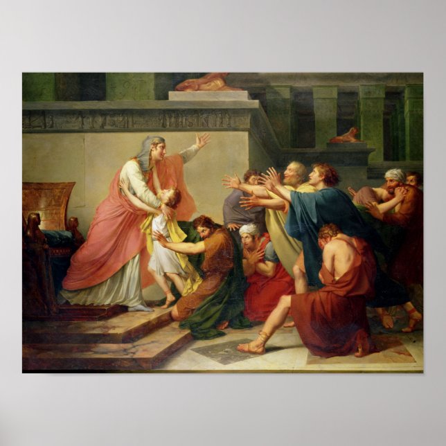 Joseph Erkänd av sina bröder Poster (Framsidan)