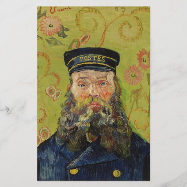Joseph-Étienne Roulin (av Vincent van Gogh) Brevpapper (Framsida)