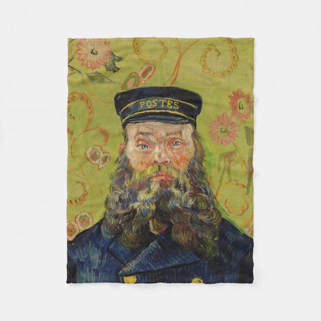 Joseph-Étienne Roulin (av Vincent van Gogh) Fleecefilt (Framsidan)