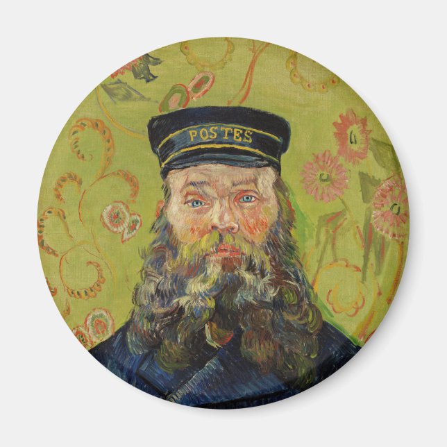 Joseph-Étienne Roulin (av Vincent van Gogh) Magnet (Framsidan)